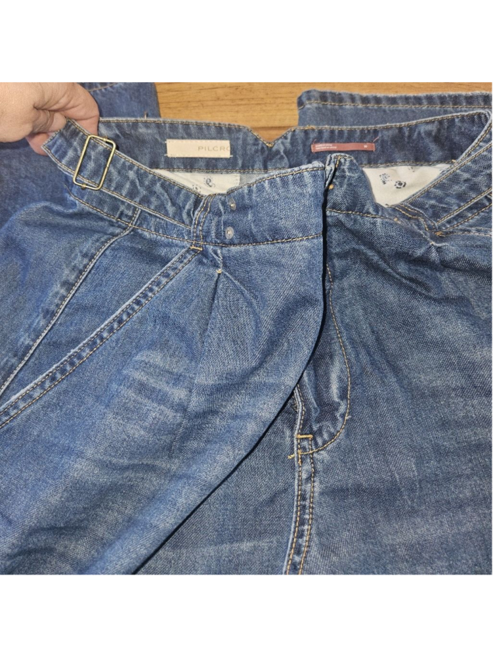 Pilcro Wide-Leg Trouser Jeans Size 30 - Picture 5 of 5